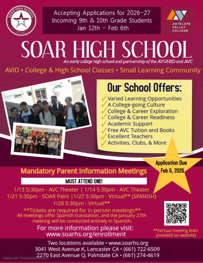 SOAR High School Applications